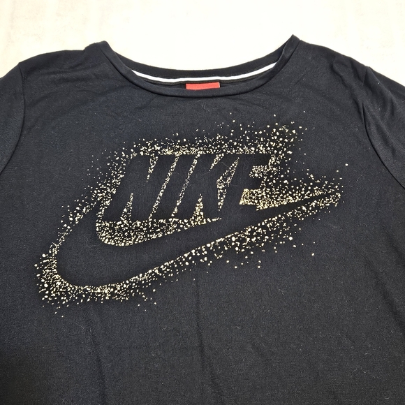 BOGO Free🦋 Nike Gold Glitter Logo T-Shirt - Picture 3 of 13